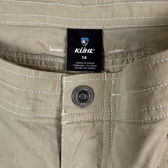 KUHL Women's Khaki Kontra 11" Shorts Size 14 Ultralight Stretch NWT - Picture 6 of 12